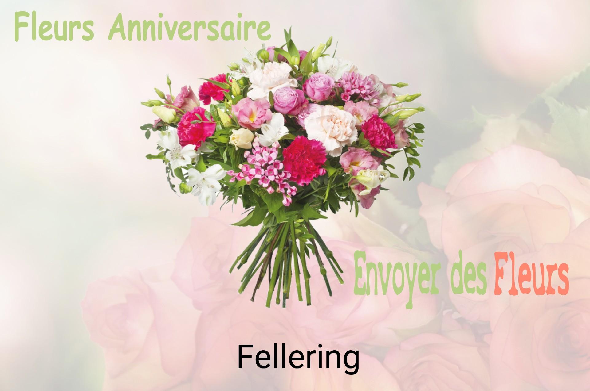 Bouquet de fleurs d’anniversaire livré à Fellering